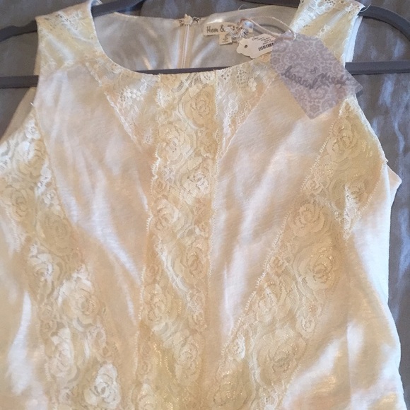 New Hem and Thread Ivory dress - Picture 3 of 7